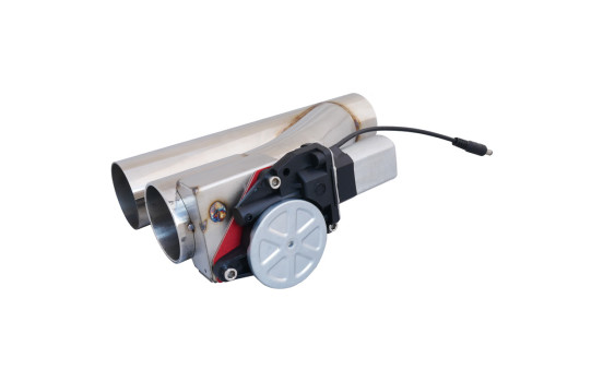 Simoni Racing Universal Y-Piece Exhaust Control Valve (On/Off) with switch & wiring kit