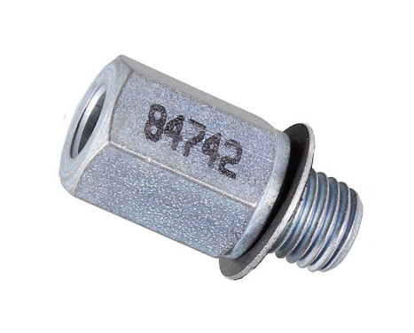 Connection nipple, coolant line