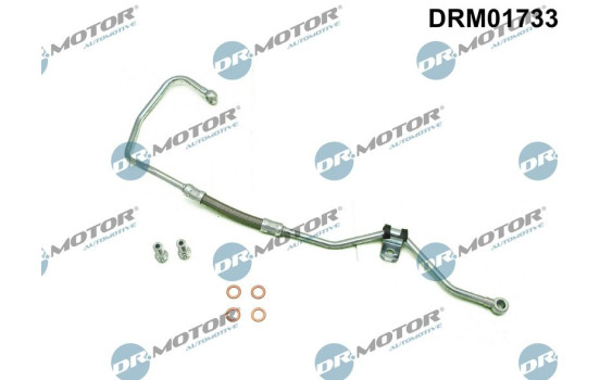 Oil line, turbocharger