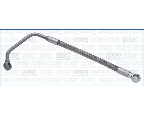 Oil line, turbocharger