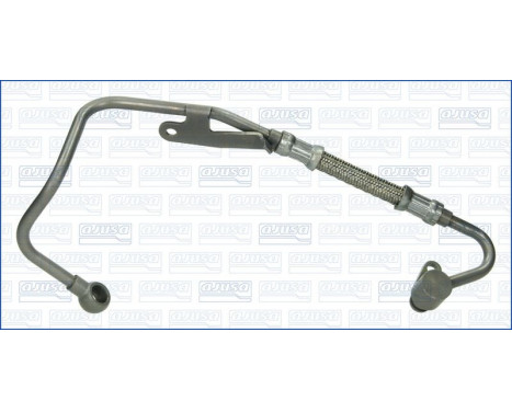 Oil line, turbocharger