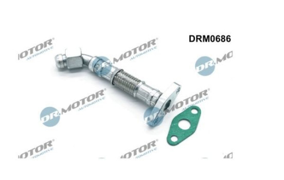 Oil line, turbocharger