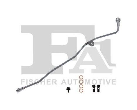 Oil line, turbocharger