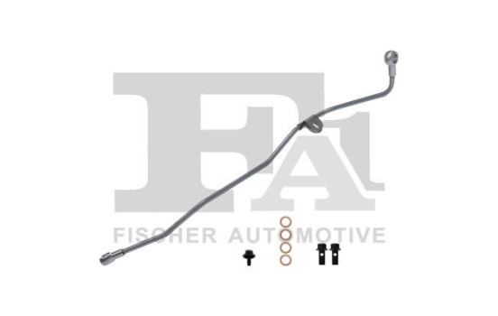 Oil line, turbocharger