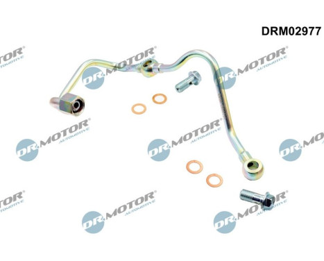 Oil line, turbocharger