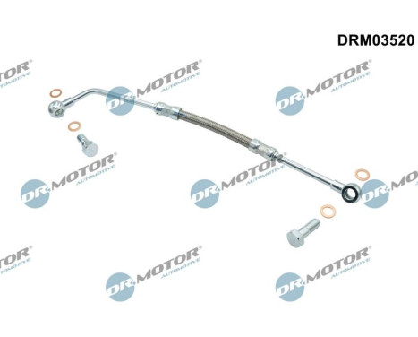 Oil line, turbocharger