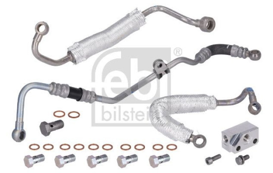 Oil line, turbocharger