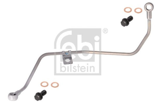 Oil line, turbocharger