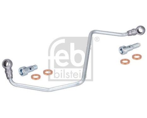 Oil line, turbocharger