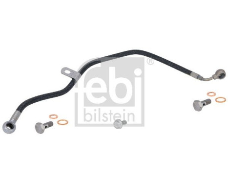 Oil line, turbocharger