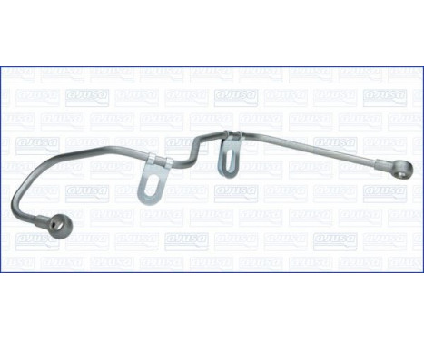 Oil line, turbocharger