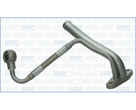 Oil line, turbocharger