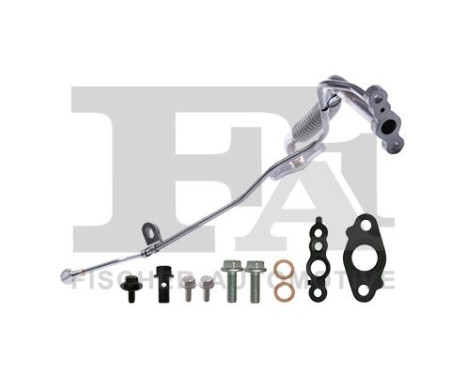 Oil line, turbocharger