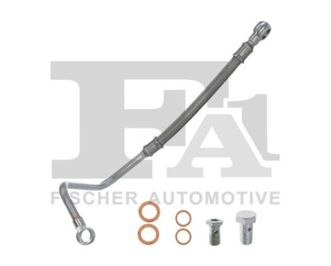 Oil line, turbocharger