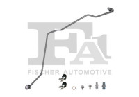 Oil line, turbocharger