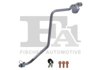 Oil line, turbocharger