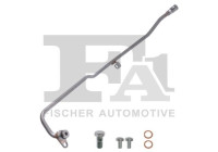 Oil line, turbocharger