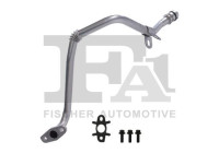 Oil line, turbocharger