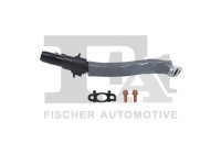 Oil line, turbocharger
