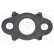 Seal, turbocharger oil outlet