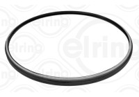 Sealing ring, turbocharger