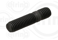 Threaded rod, turbocharger