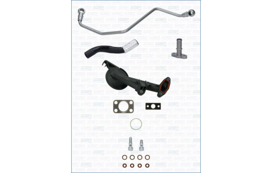 Turbocharger, mounting kit