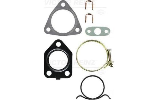 Turbocharger, mounting kit