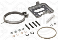 Turbocharger, mounting kit
