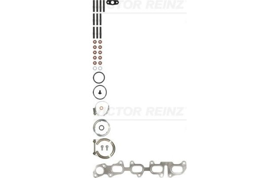 Turbocharger, mounting kit