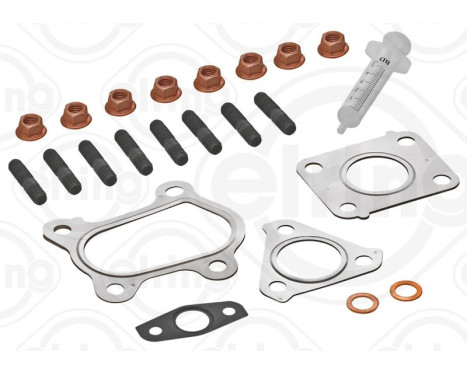 Turbocharger, mounting kit