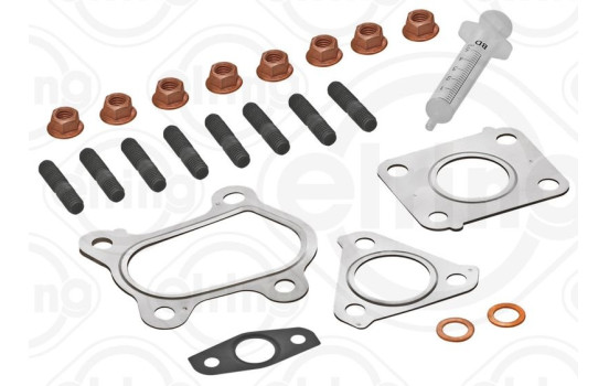 Turbocharger, mounting kit