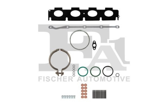 Turbocharger, mounting kit