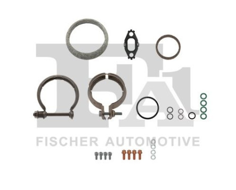 Turbocharger, mounting kit