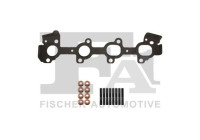 Turbocharger, mounting kit