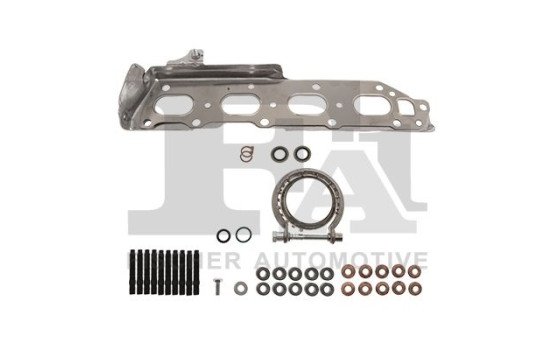 Turbocharger, mounting kit