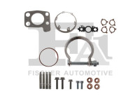 Turbocharger, mounting kit