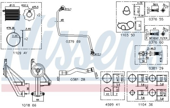 Turbocharger, mounting kit