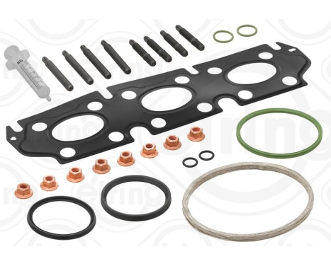 Turbocharger, mounting kit