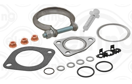 Turbocharger, mounting kit