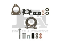 Turbocharger, mounting kit