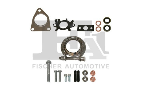 Turbocharger, mounting kit