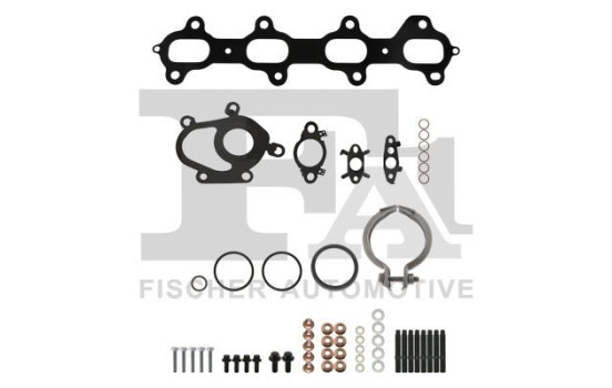 Turbocharger, mounting kit