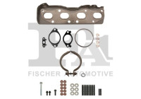 Turbocharger, mounting kit