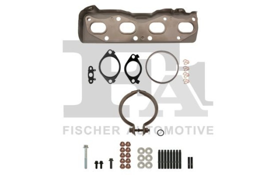 Turbocharger, mounting kit