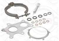 Turbocharger, mounting kit