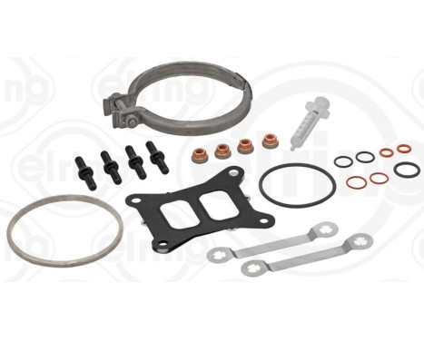 Turbocharger, mounting kit