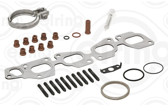 Turbocharger, mounting kit