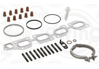 Turbocharger, mounting kit