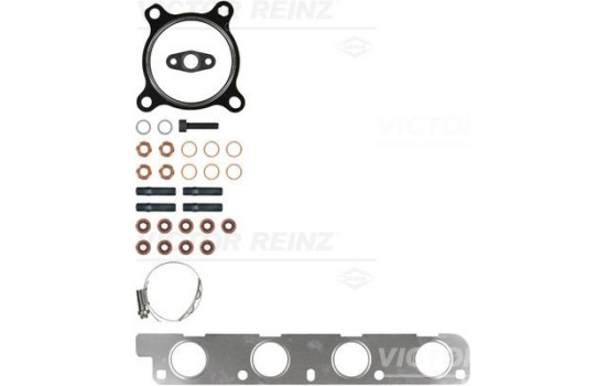 Turbocharger, mounting kit